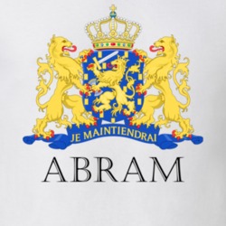 ABRAM Dutch Last Name Surname Holland Netherlands Coat Of Arms T Shirt 22355617