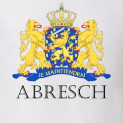 ABRESCH Dutch Last Name Surname Holland Netherlands Coat Of Arms T Shirt 22355700