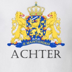 ACHTER Dutch Last Name Surname Holland Netherlands Coat Of Arms T Shirt 22355783