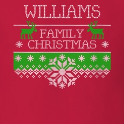 Williams Family Christmas Last Name Holidays Gift T Shirt 35144359