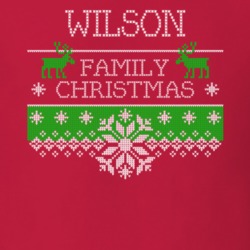 Wilson Family Christmas Last Name Holidays Gift T Shirt 35144460