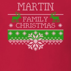 Martin Family Christmas Last Name Holidays Gift T Shirt 35144542