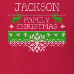Jackson Family Christmas Last Name Holidays Gift T Shirt 35144553