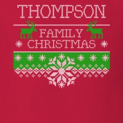 Thompson Family Christmas Last Name Holidays Gift T Shirt 35144568