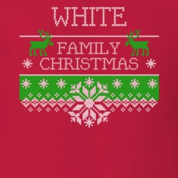 White Family Christmas Last Name Holidays Gift T Shirt 35144578