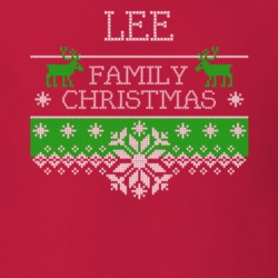 Lee Family Christmas Last Name Holidays Gift T Shirt 35144621