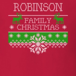 Robinson Family Christmas Last Name Holidays Gift T Shirt 35144709