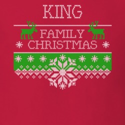 King Family Christmas Last Name Holidays Gift T Shirt 35144804