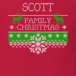 Scott Family Christmas Last Name Holidays Gift T Shirt 35144813