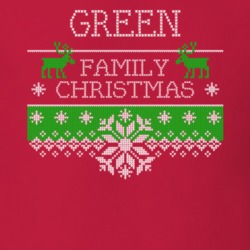 Green Family Christmas Last Name Holidays Gift T Shirt 35144823