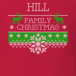 Hill Family Christmas Last Name Holidays Gift T Shirt 35144866