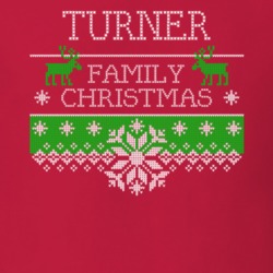 Turner Family Christmas Last Name Holidays Gift T Shirt 35144952