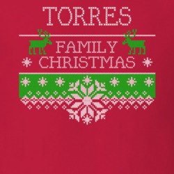 Torres Family Christmas Last Name Holidays Gift T Shirt 35144962