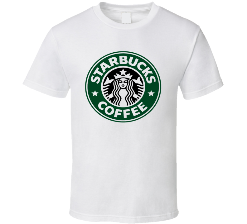 Men T Shirt Starbucks coffee America Vintage short sleeve soft cotton