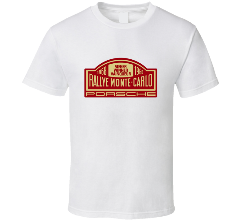 Vintage Monte Carlo Rally 100th Year Decal T-Shirt