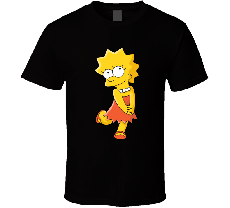 Lisa Simpson The Simpsons TV Show Character Fan T Shirt Lisa Simpson The Simpsons TV Show Character Fan T Shirt
