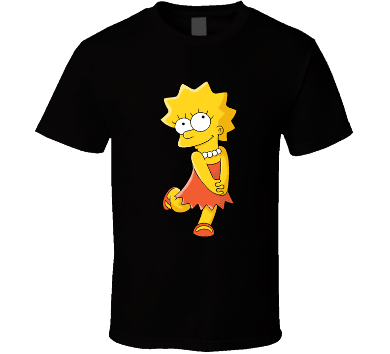 Lisa Simpson The Simpsons TV Show Character Fan T Shirt