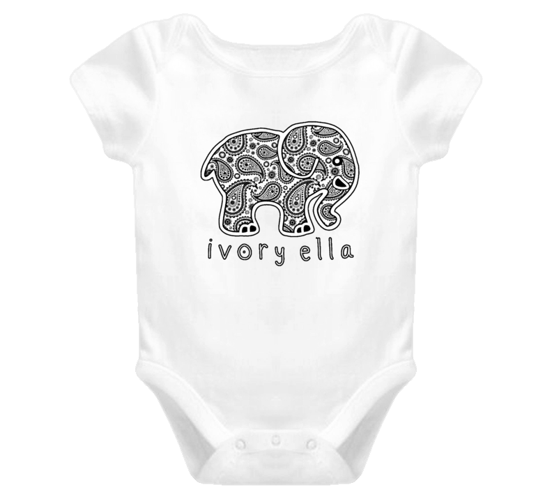 Save Elephant Ivory Ella baby one piece Save Elephant Ivory Ella baby one piece