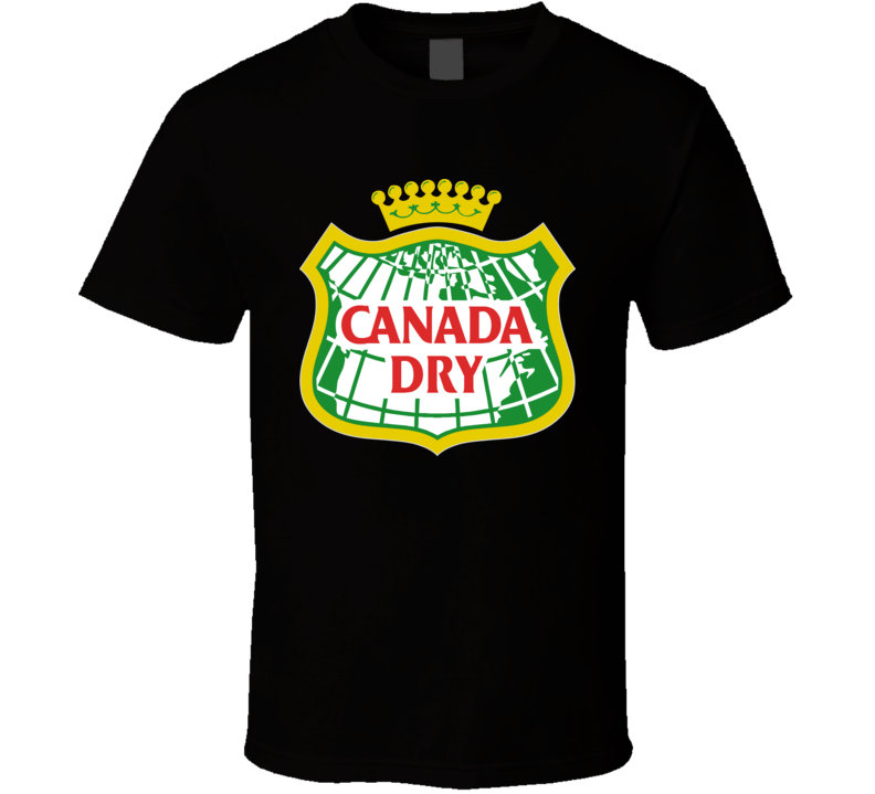 Canada Dry Gingerale soft Drink Pop  All Sizes Whote T shirt