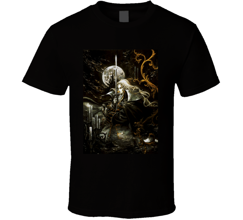 Castlevania Symphony of the Night games t shirt