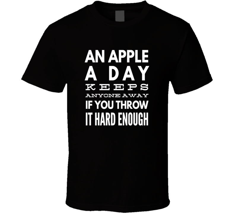 apple a day doctor funny cool boyfriend girlfriend t-shirt