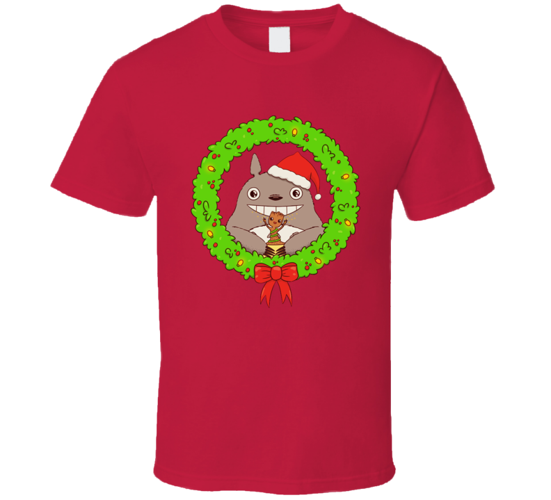 Totoro Xmas Groot Christmas T Shirt