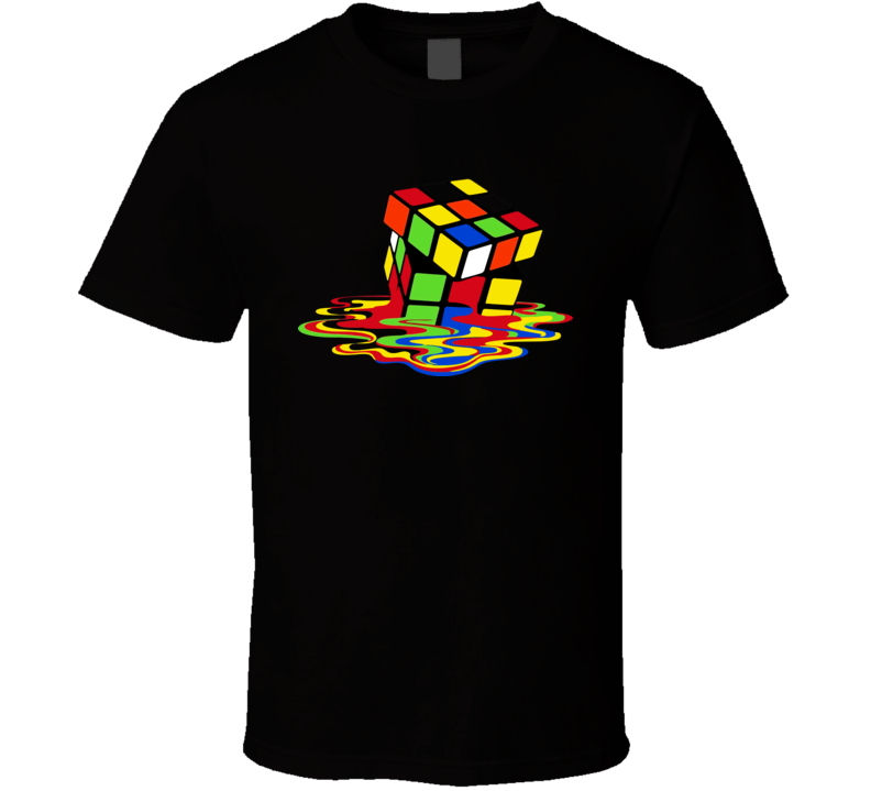 Sheldon Cooper Melting Rubik T Shirt Sheldon Cooper Melting Rubik T Shirt