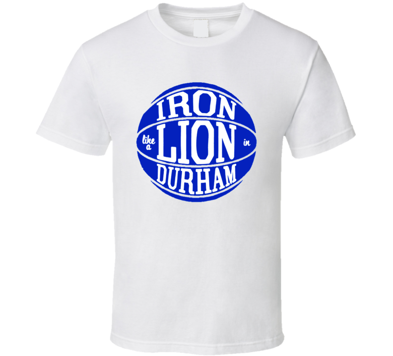 Zion Williamson Iron Lion Durham Duke Basketball T Shirt Zion Williamson Iron Lion Durham Duke Basketball T Shirt