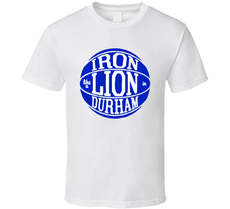 Zion Williamson Iron Lion Durham Duke Basketball T Shirt