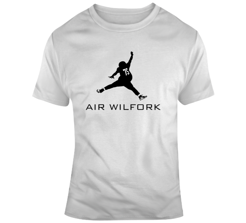 Air Wilfork White Tee T Shirt Air Wilfork White Tee T Shirt