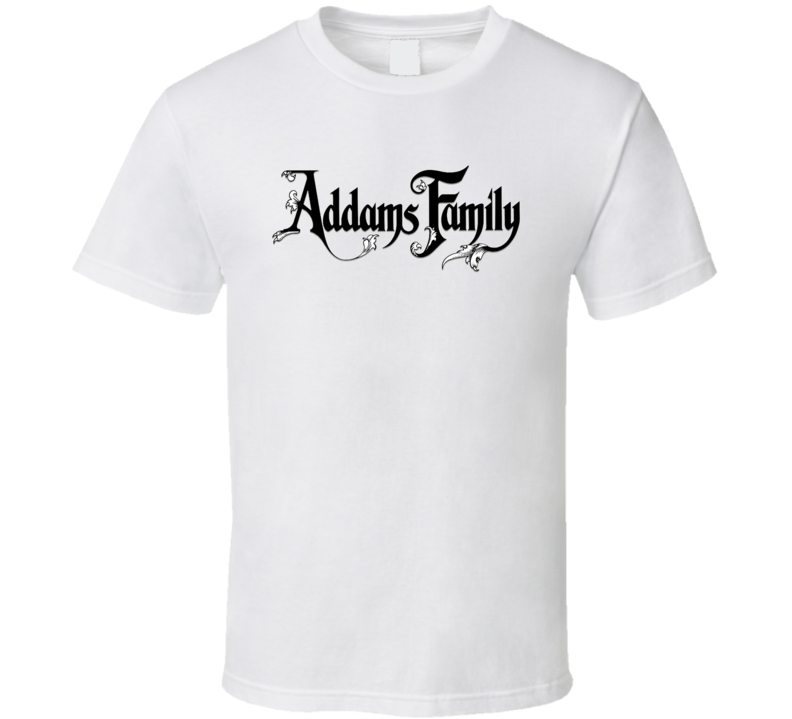 Addams Family Logo T Shirt Addams Family Logo T Shirt