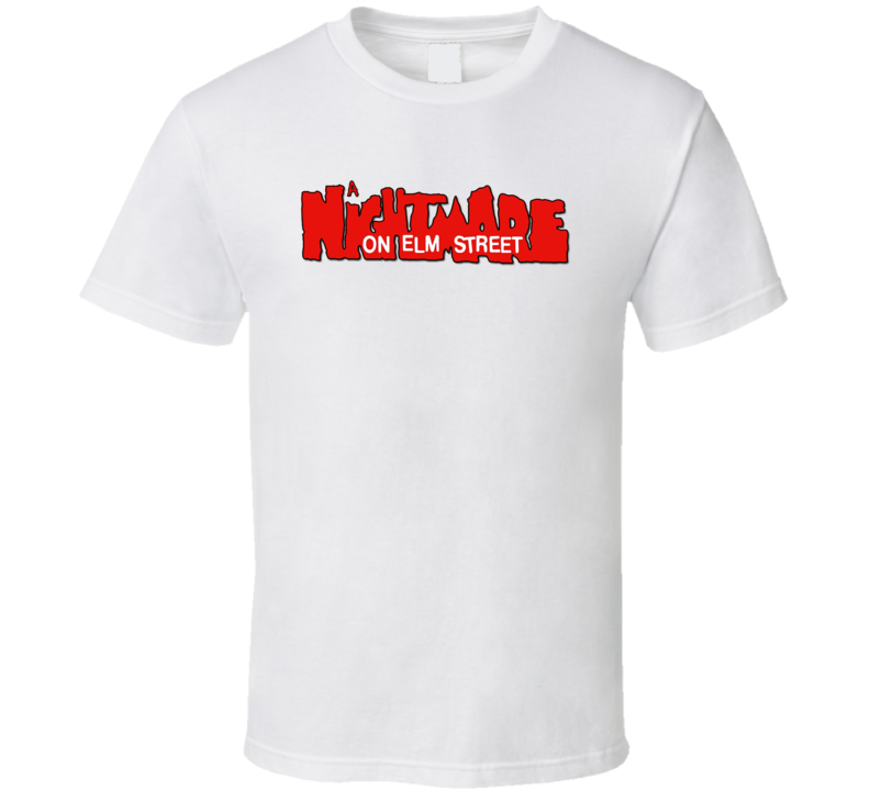 A Nightmare On Elm Street Logo T Shirt A Nightmare On Elm Street Logo T Shirt