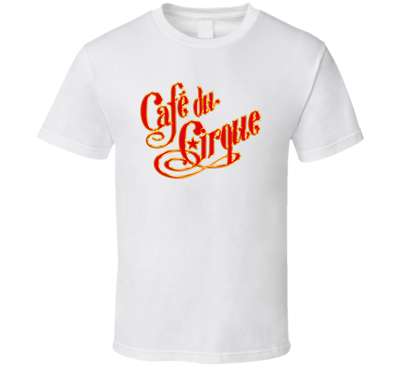 Cafe Du Cirque Logo Bouglione T Shirt