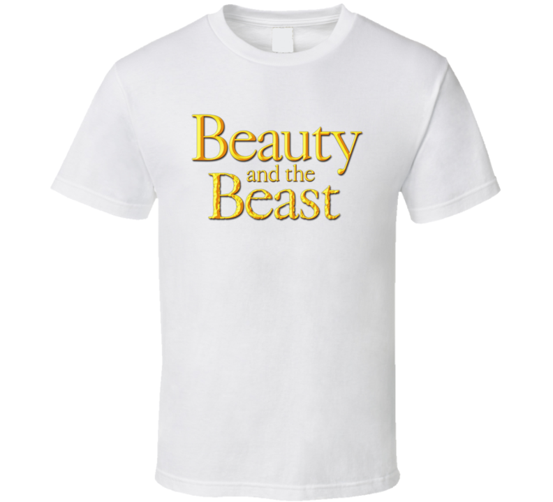 Beauty And The Beast Logo T Shirt