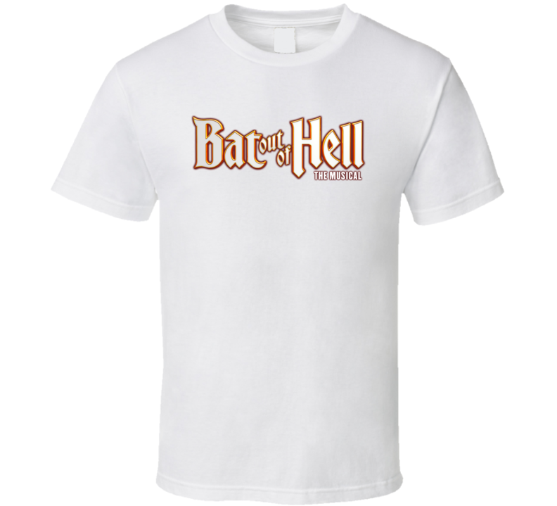 Bat Out Of Hell The Musical Logo T Shirt Bat Out Of Hell The Musical Logo T Shirt