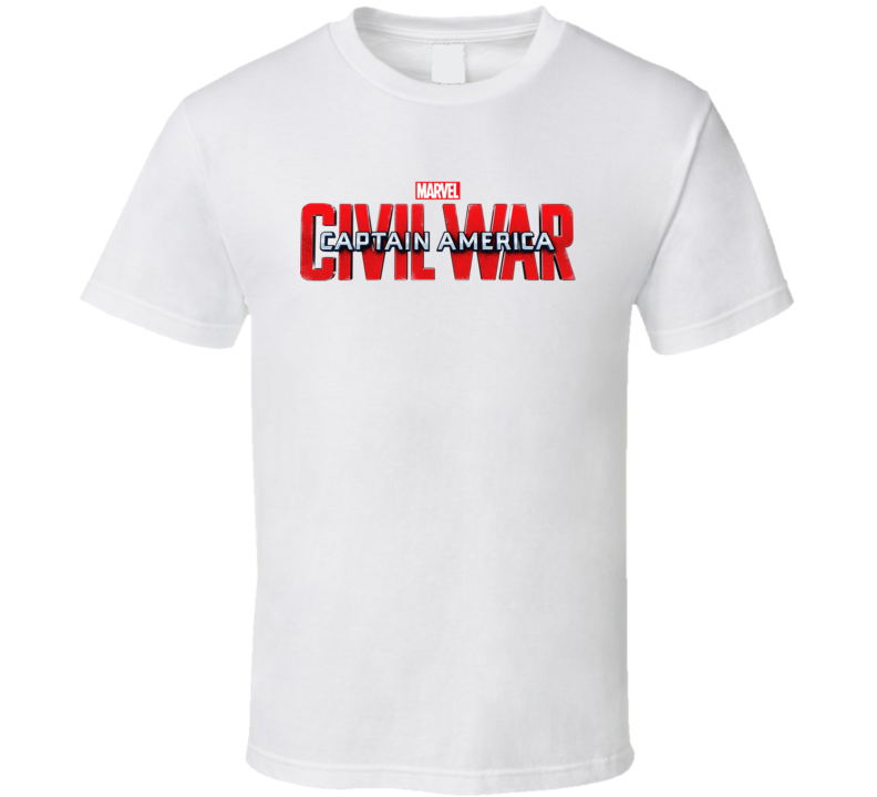 Captain America Civil War Logo T Shirt Captain America Civil War Logo T Shirt