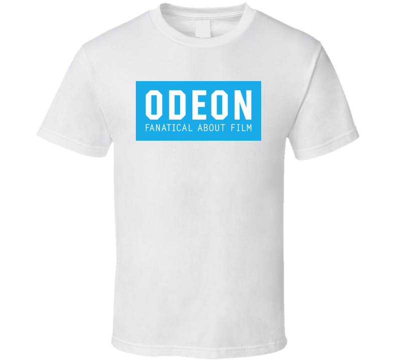 Odeon Blue Background Logo T Shirt