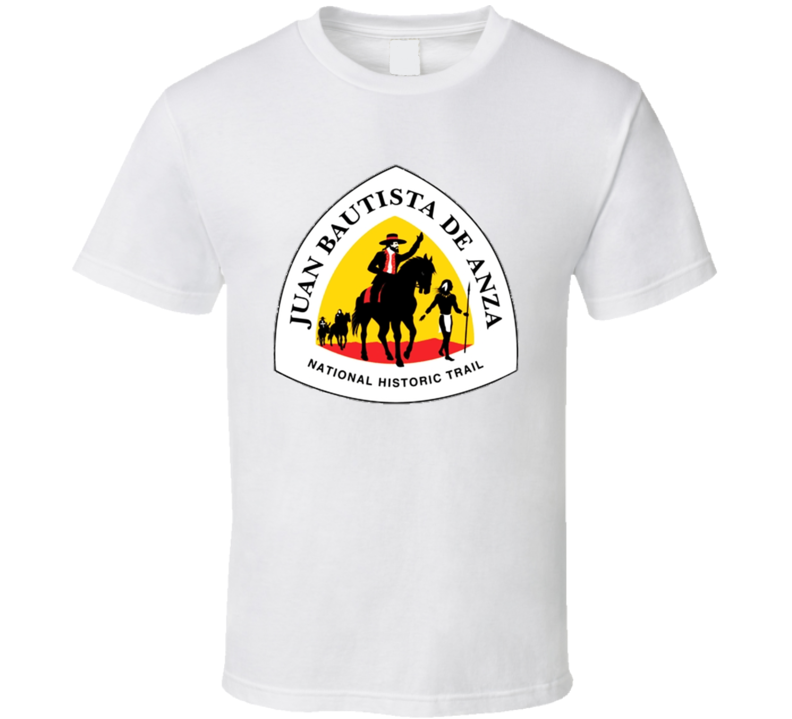 Juan Bautista De Anza National Historic Trail Logo T Shirt Juan Bautista De Anza National Historic Trail Logo T Shirt