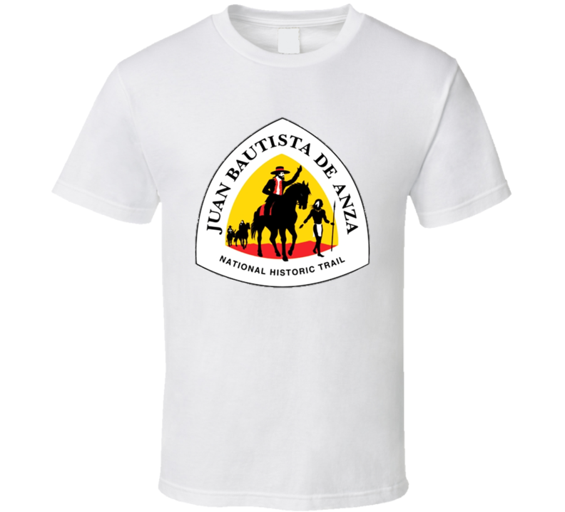 Juan Bautista De Anza National Historic Trail Logo T Shirt