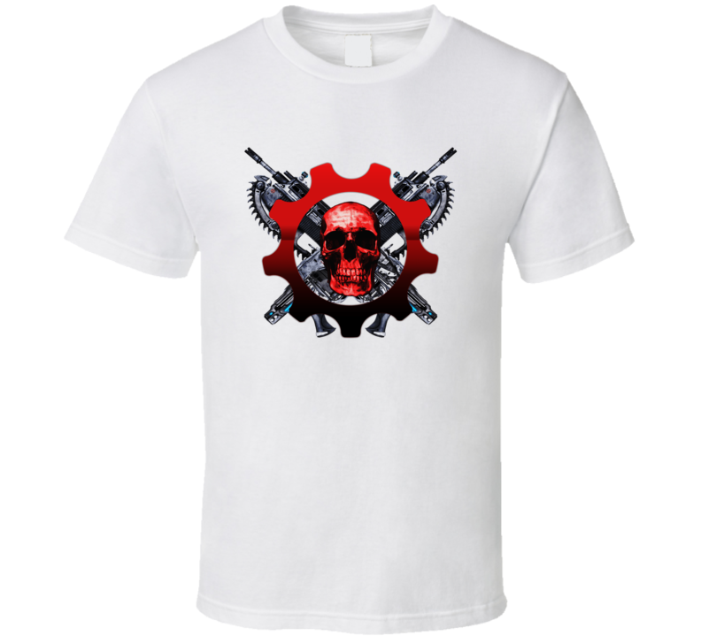 Gears Of War Skull Logo T Shirt Gears Of War Skull Logo T Shirt
