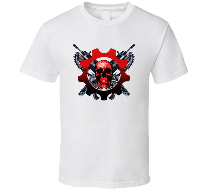 Gears Of War Skull Logo T Shirt