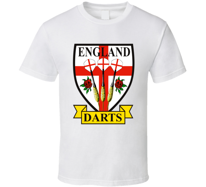 Logo England Darts Organisation T Shirt Logo England Darts Organisation T Shirt