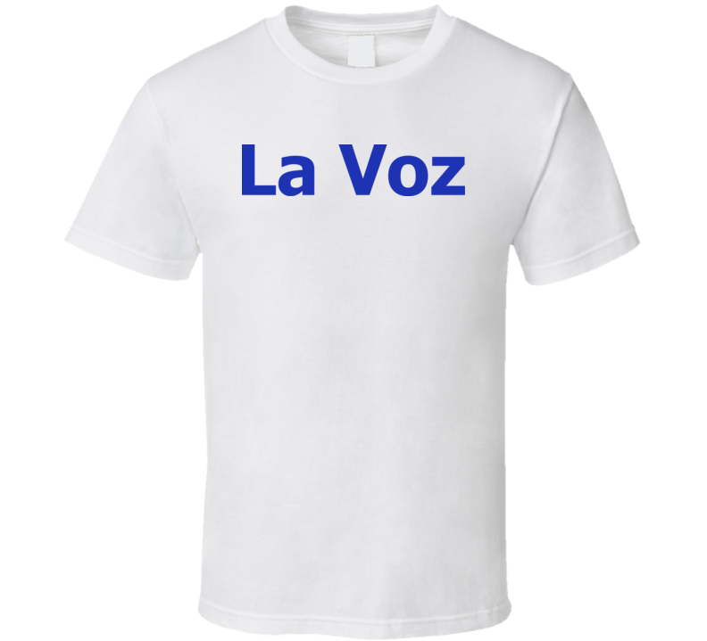 Newspaper La Voz Logo T Shirt