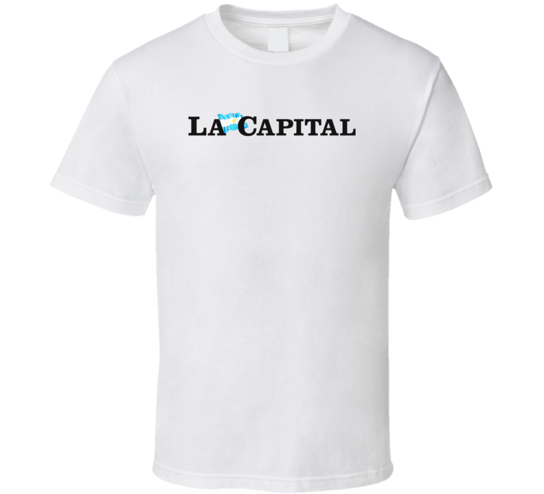 Newspaper La Capital Logo T Shirt Newspaper La Capital Logo T Shirt