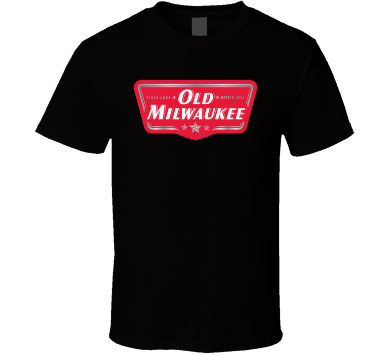 Old Milwaukee Beer Logo T Shirt