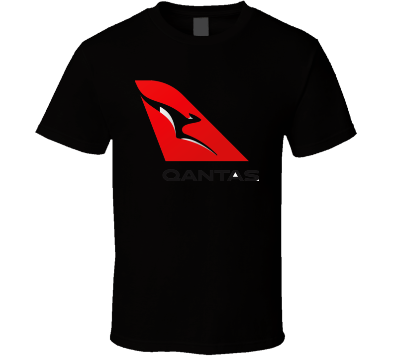 Qantas Airline Logl Australia T Shirt