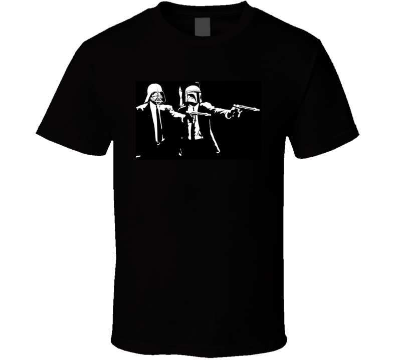 Pulp Fiction With Boba Fett And Darth Vader Parody T Shirt Pulp Fiction With Boba Fett And Darth Vader Parody T Shirt