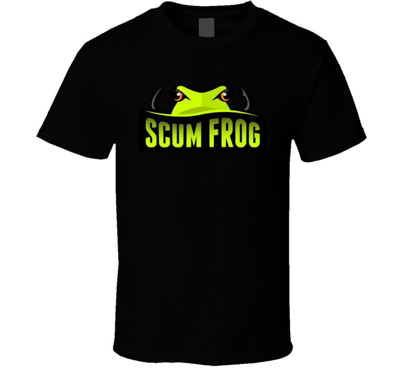 Scum Frog Fishing Lover Products Cool Gift Worn Look T Shirt