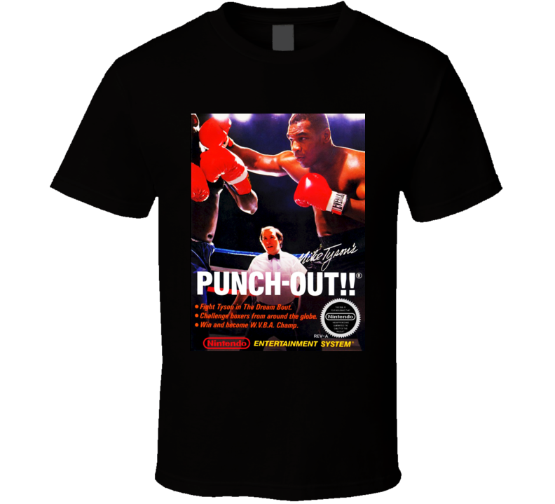 punch out nes nintendo mike tyson box T Shirt punch out nes nintendo mike tyson box T Shirt