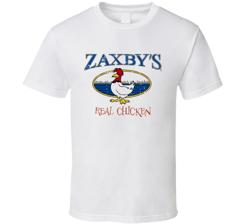 Zaxbys Fast Food Restaurant Distressed Look T Shirt Zaxbys Fast Food Restaurant Distressed Look T Shirt